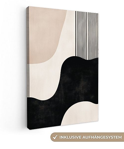 OneMillionCanvasses® Leinwandbild Abstrakt - Japandi - Beige - Modern, Foto günstig online kaufen