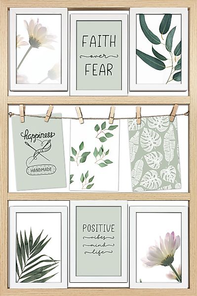 Wackadoo Living Bilderrahmen Collage für 9 günstig online kaufen