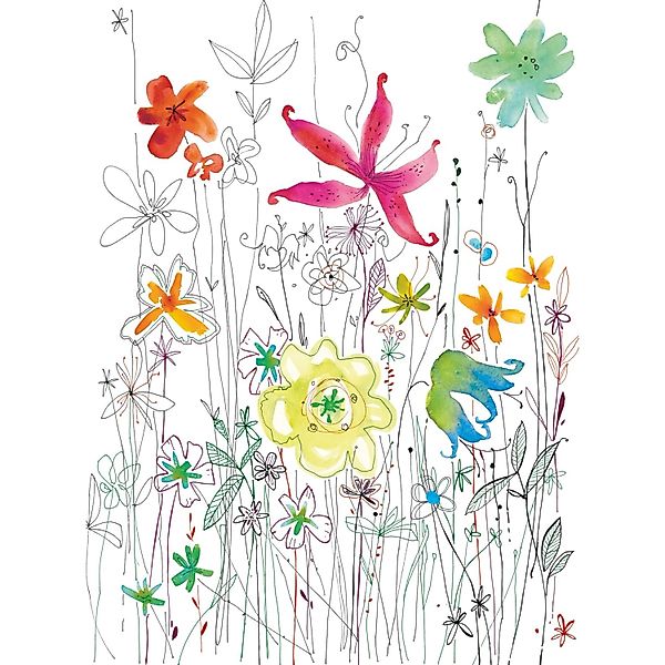 Komar Fototapete Joli Multicolor 184 x 248 cm 611108 günstig online kaufen