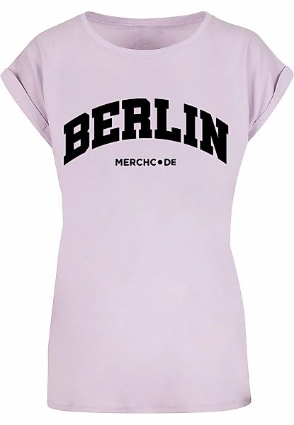 Merchcode T-Shirt "Merchcode Damen Ladies Berlin Wording - T-Shirt" 1 Stk. günstig online kaufen