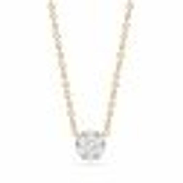 Halskette 585 Gelbgold mit im Labor gezüchteten Diamanten günstig online kaufen