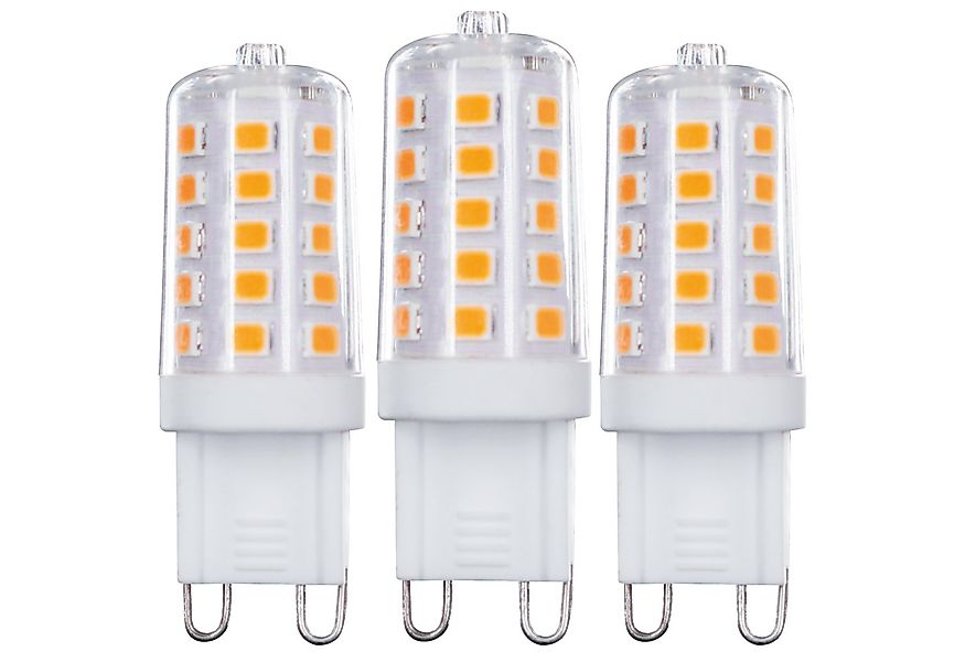 proventa LED-Leuchtmittel LED Kapsel, G9, G9 dimmbar 3.5W warmweiß Klar 3-P günstig online kaufen