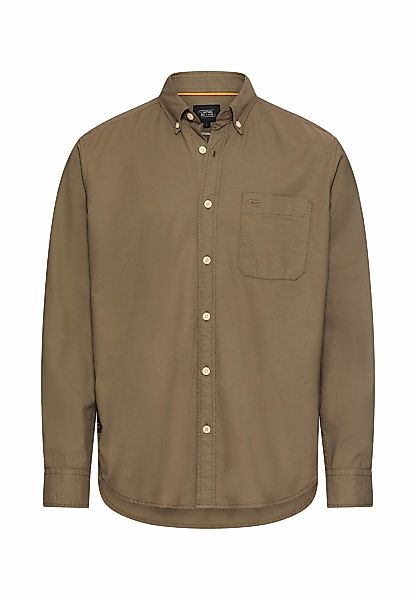 camel active Langarmhemd mit Button-Down-Kragen günstig online kaufen
