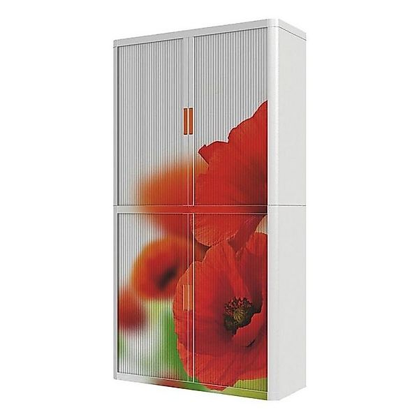 EASYOFFICE Aktenschrank Rollladenschrank easyoffice BxTxH 86x37,5x204cm Moh günstig online kaufen