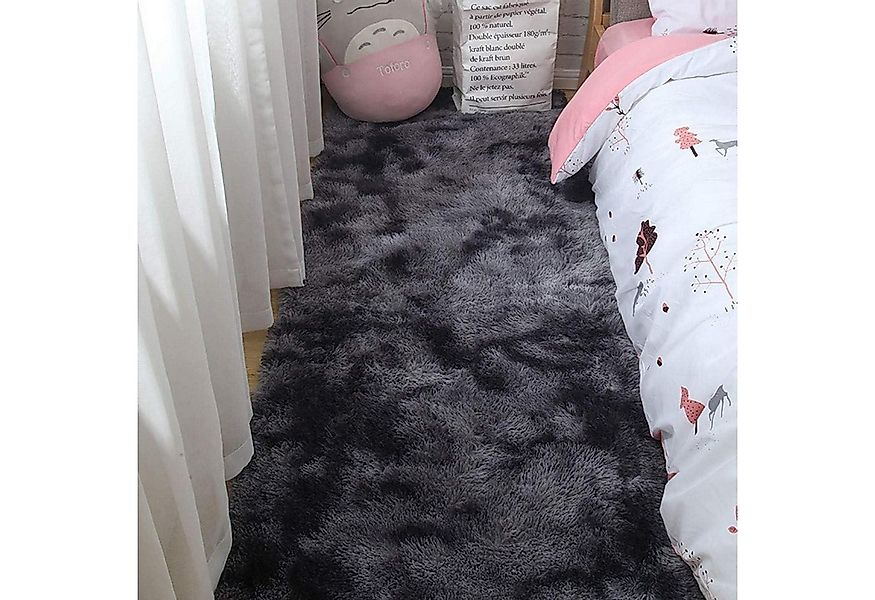 LuxusKollektion Hochflor-Teppich Teppich Schlafzimmer Wohnzimmer Plüsch 80* günstig online kaufen