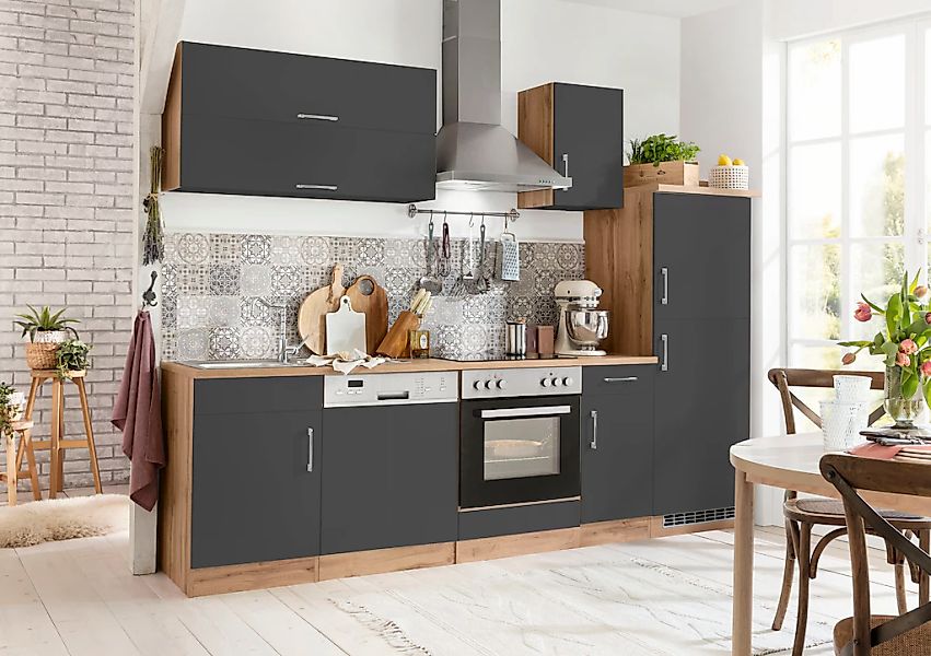 KOCHSTATION Küchenzeile "KS-Colmar" mit E-Geräten, Breite 270 cm günstig online kaufen