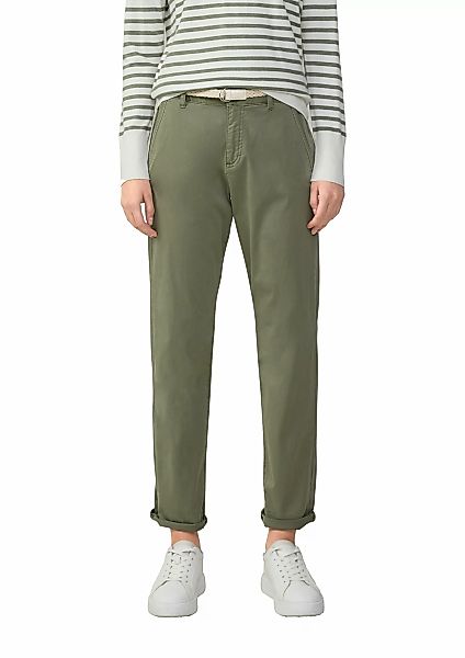s.Oliver Chinohose, (Set, 2 tlg.), mit Gürtel günstig online kaufen