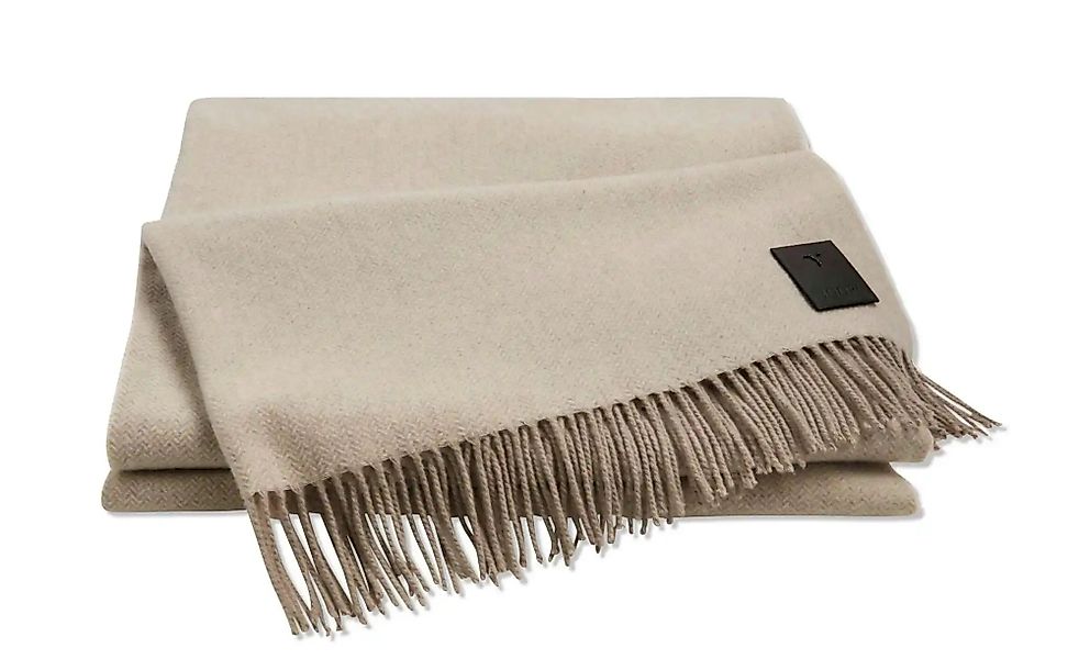 JOOP! Plaid   ¦ beige ¦ Kaschmir ¦ Maße (cm): B: 200 H: 1 Dekokissen & Deck günstig online kaufen