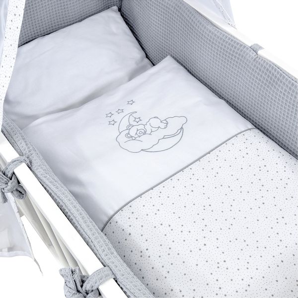Baby-Delux Babybettwäsche Baby Wiegenset Waffelpique, Textilien, günstig online kaufen