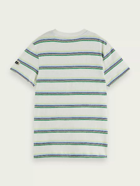 Scotch & Soda T-Shirt im Relaxed Fit mit „Yarn-Dye-“Streifenmuster günstig online kaufen