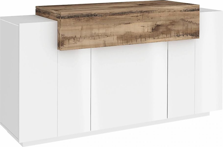 INOSIGN Kommode "Coro, Kommode, Schrank, Kredenz, grifflos", 1 Klappe,3 Tür günstig online kaufen