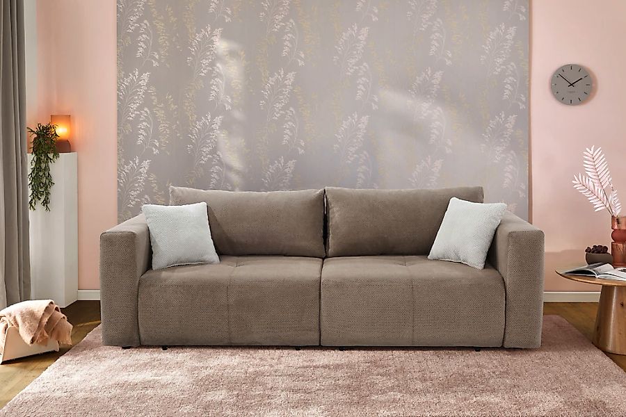 Jockenhöfer Gruppe Big-Sofa "Relax" Gästebettfunktion, Bettkasten, Sitzelem günstig online kaufen