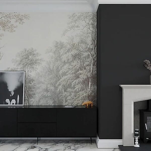 Art for the home Fototapete »Stattliches Waldgebiet« Wald glatt Design Tape günstig online kaufen