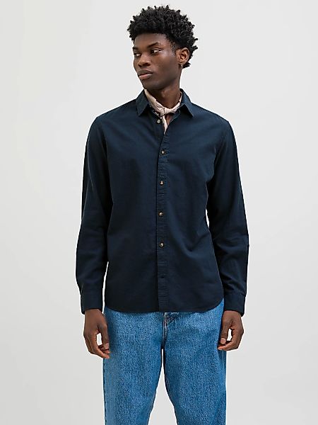 Jack & Jones "JJESUMMER SHIRT LS SN" mit Hemdkragen günstig online kaufen