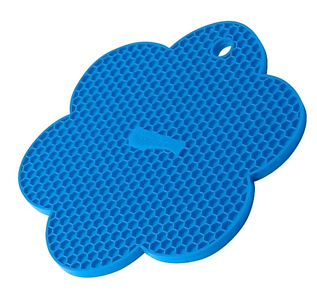 Kochblume Topflappen Waben-Untersetzer Blume Hellblau günstig online kaufen
