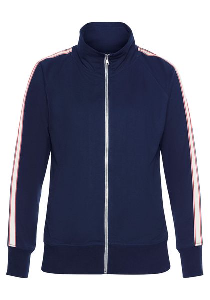 H.I.S Sweatjacke mit Kontraststreifen, Loungewear günstig online kaufen