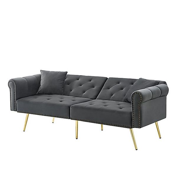OKWISH Schlafsofa 2-Sitzer-Sofa mit Schlaffunktion, Wohnzimmersofa 1 Teile, günstig online kaufen