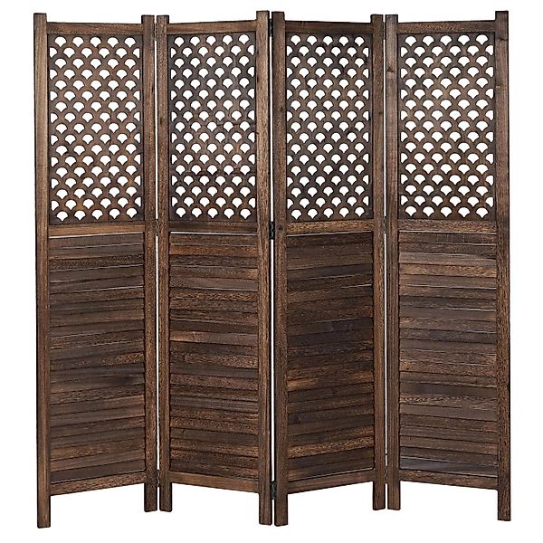 MCW Paravent A84 170x161cm Braun günstig online kaufen