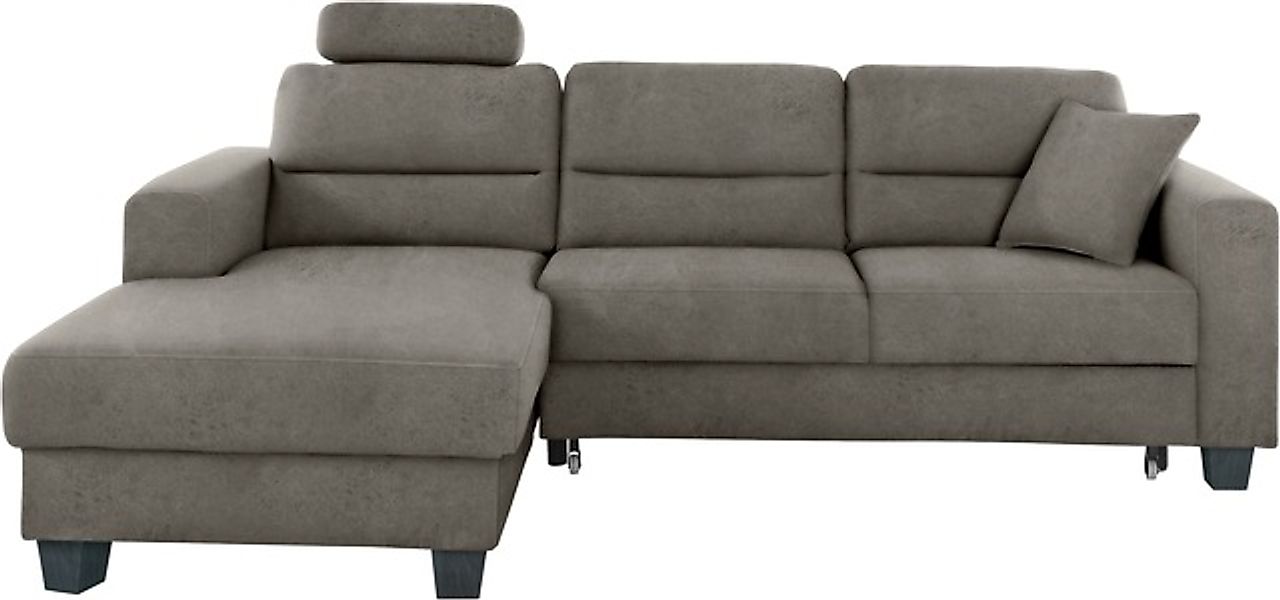 TRENDMANUFAKTUR Ecksofa »Chamber, zeitlos und modern, bequem mit hohem Sitz günstig online kaufen