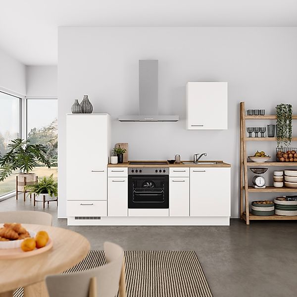 nobilia Küchenzeile ""Laser I", Ausrichtung wählbar, Breite 240 cm" vormont günstig online kaufen