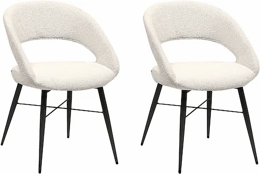 OMG Design Esszimmerstuhl »Marley«, (Set), 2 St., Stoff, mit modernem Cut-O günstig online kaufen