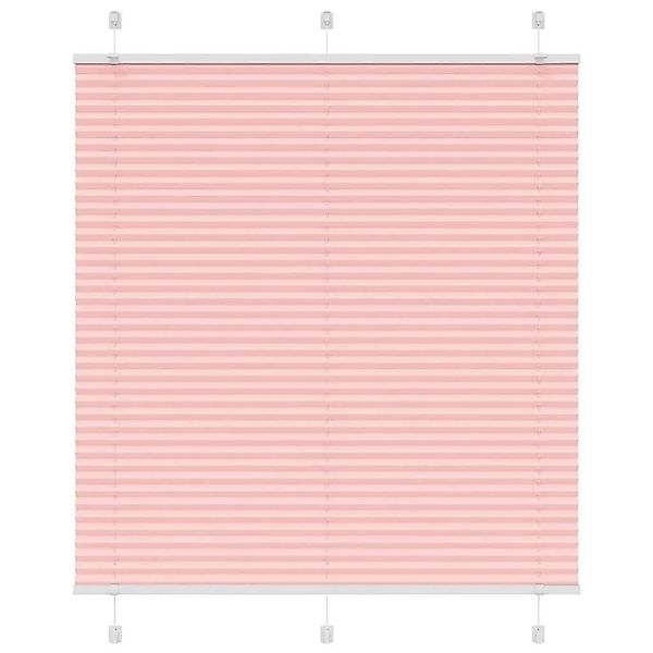 vidaXL Plissee Rosa 120x150 cm Stoffbreite 119,4 cm Polyester 4015453 günstig online kaufen