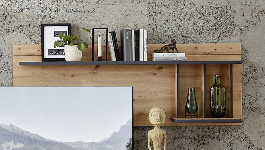 Wandregal 160cm MADERA von Wohn-Concept Artisan Eiche / Hirnholz günstig online kaufen