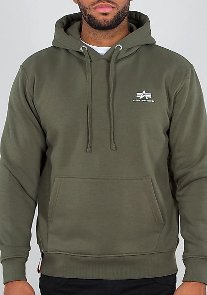 Alpha Industries Kapuzensweatshirt Hoody Small Logo Baumwollmischung, regul günstig online kaufen