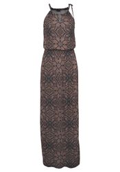 LASCANA Maxikleid mit modischem Ausschnitt im Alloverdruck, Sommerkleid, St günstig online kaufen