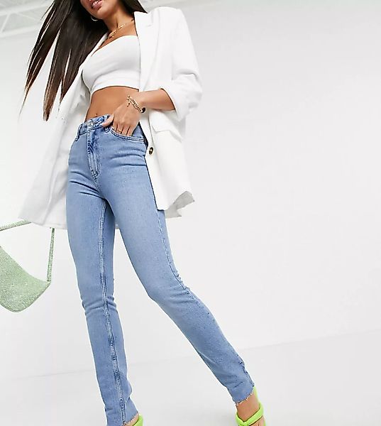 ASOS DESIGN Tall – Eng geschnittene Jeans im Vintage-Look mit mittelhohem B günstig online kaufen