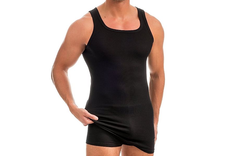 HERMKO Unterhemd 16027 2er Pack Herren extralanges Unterhemd aus Baumwolle günstig online kaufen