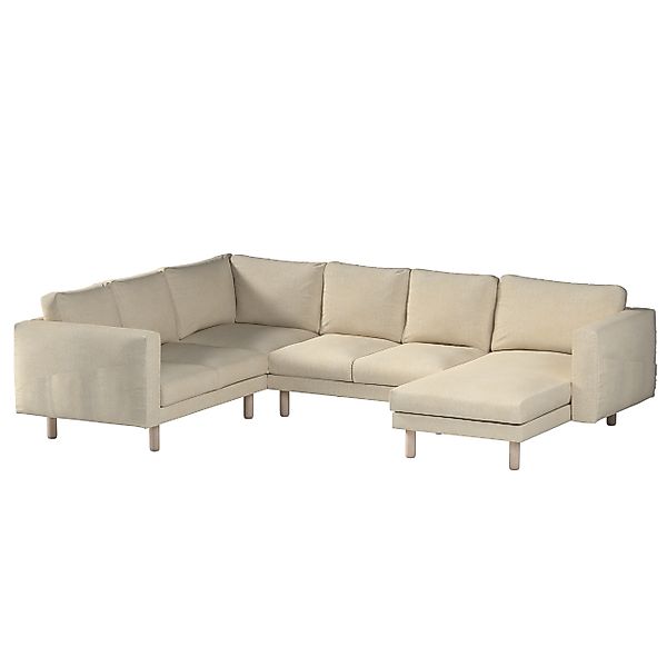 Bezug für Norsborg 5-Sitzer Ecksofa mit Recamiere, grau-beige, Norsborg Bez günstig online kaufen