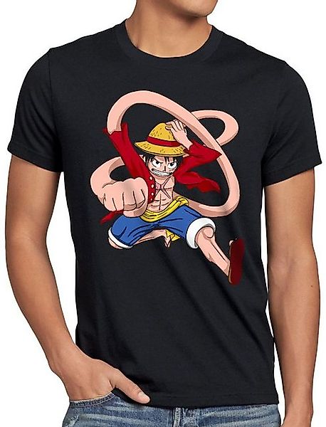 style3 T-Shirt Ruffy Arm Stretch one piece japan anime luffy manga monkey r günstig online kaufen