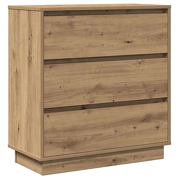 vidaXL Nachttisch Eiche Handwerklich 71 x 34,5 x 75 cm Holzwerkstoff 869641 günstig online kaufen