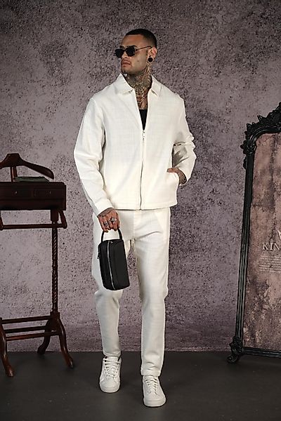 Denim Distriqt Anzug Sportlicher feiner Sommer günstig online kaufen
