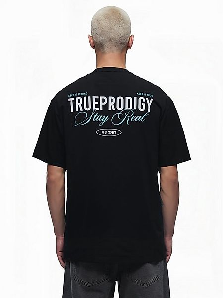 trueprodigy Oversize-Shirt Lou Logoprint Rundhals dicker Stoff günstig online kaufen