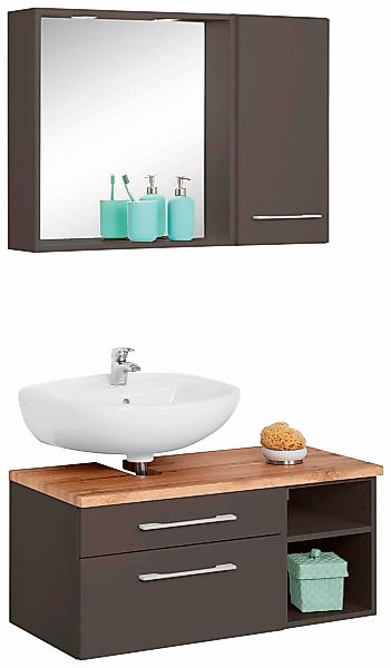 welltime Badmöbel-Set "Davos" 3 Stk. tlg. günstig online kaufen