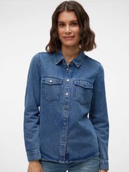 Vero Moda Jeansbluse VMJENNIE LS DENIM günstig online kaufen