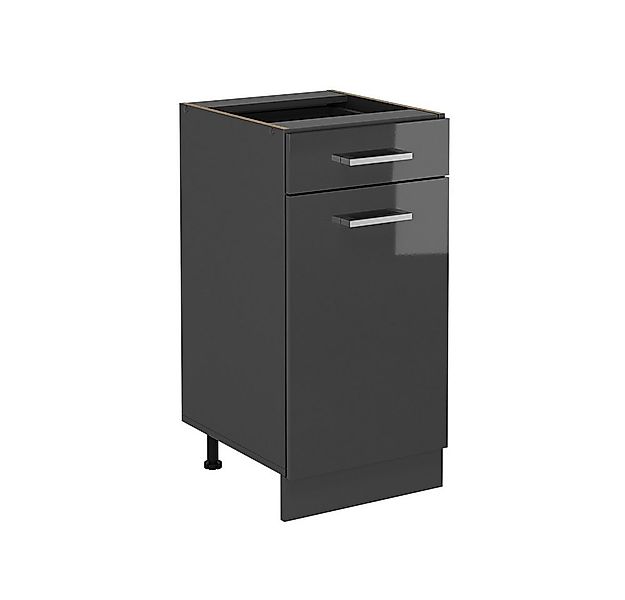 Vicco Unterschrank R-Line, Anthrazit Hochglanz/Anthrazit, 40 cm ohne Arbeit günstig online kaufen