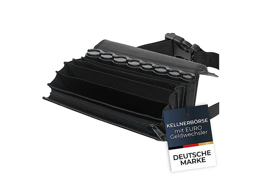 HMF Kellnerbörse Hochwertige Kellnertasche aus Echtleder (inkl. Hüftgurt mi günstig online kaufen