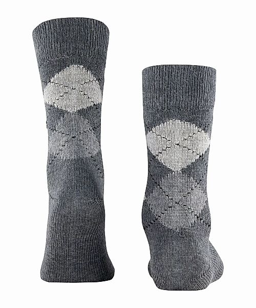 Burlington Preston Herren Socken, 46-50, Grau, Argyle, 24284-398003 günstig online kaufen