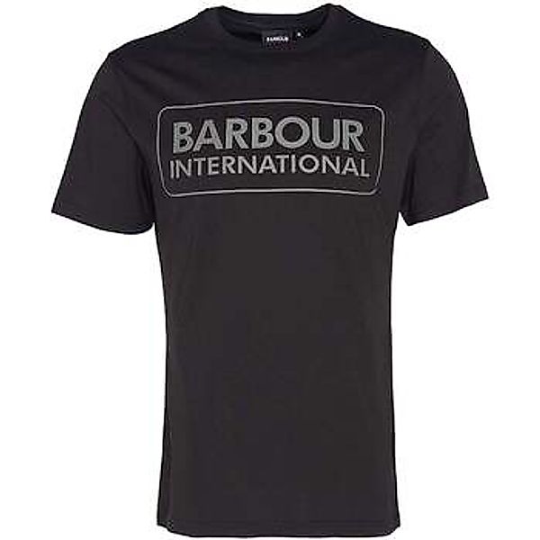 Barbour  T-Shirt Essential Large Logo T-Shirt Black/Pewter günstig online kaufen
