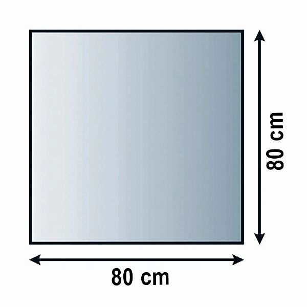 Lienbacher Funkenschutzplatte Glasbodenplatte Quadrat 8mm Stärke günstig online kaufen