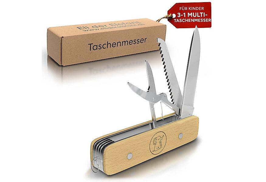 Eli Taschenmesser für Kinder - erstes Kindertaschenmesser Multitool 3 in 1, günstig online kaufen