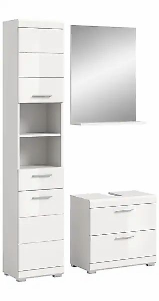 INOSIGN Badmöbel-Set »Siena, 3 teilig, bestehend aus:«, (Set), Hochschrank, günstig online kaufen
