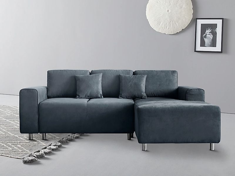 Home affaire Ecksofa "Györ", L-Form, wahlweise mit Bettfunktion und Bettkas günstig online kaufen