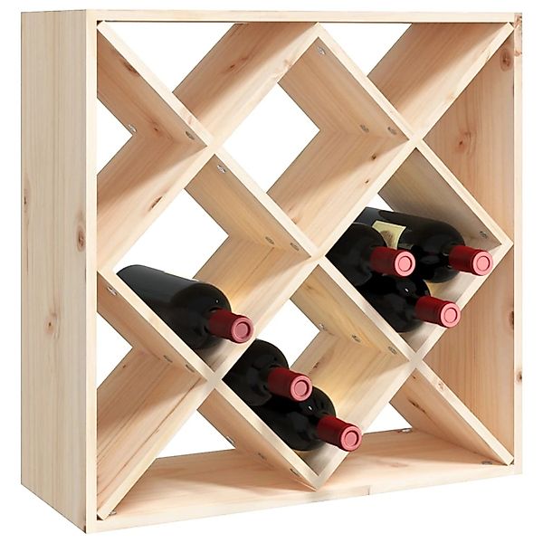 vidaXL Barschrank Weinregal 62x25x62 cm Massivholz günstig online kaufen