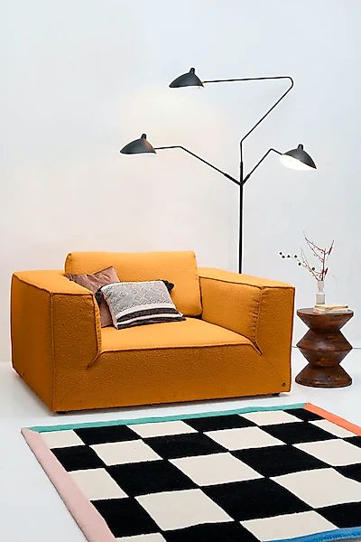 TOM TAILOR HOME Loveseat »BIG CUBE STYLE«, mit bequemen Stegkissen, extra g günstig online kaufen