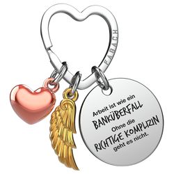 FABACH Schlüsselanhänger Glücksbringer Herz und Engelsflügel günstig online kaufen