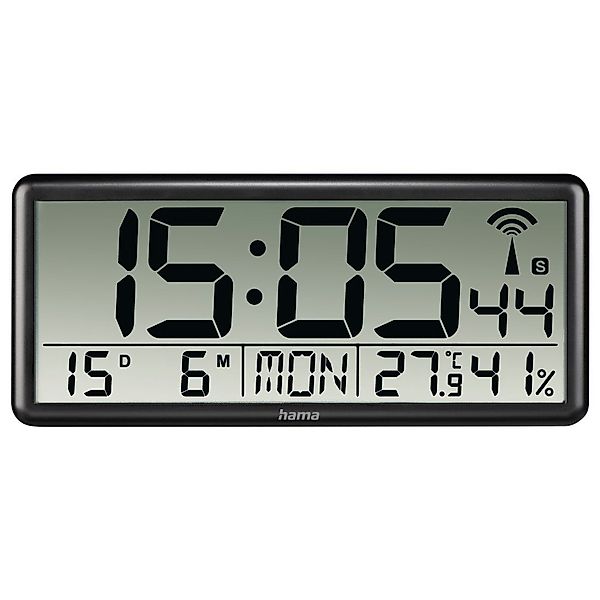 Hama Funkwanduhr Funkwandhuhr Wanduhr Jumbo DFC günstig online kaufen
